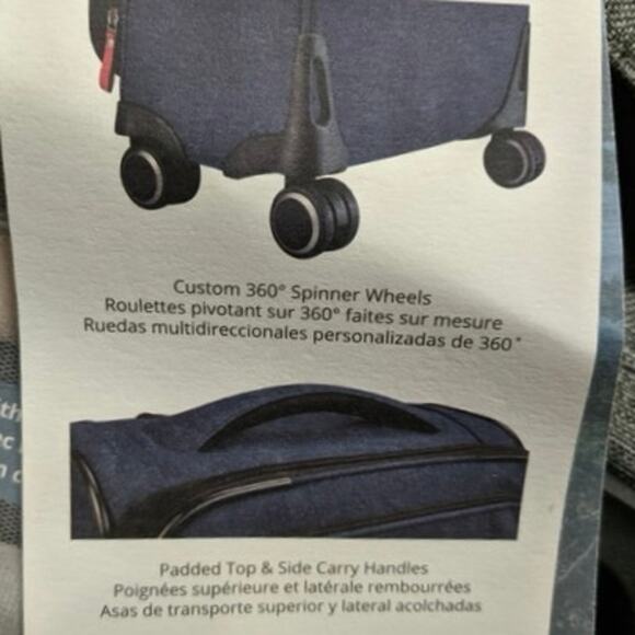 Ricardo Camden Drive 22″ Softside Carry-On Spinner color blue excellent cond. - Picture 3 of 15